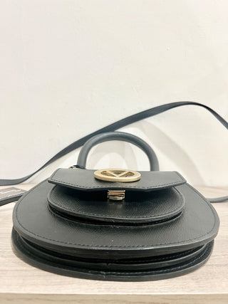 Valentino by Mario Valentino black small cross body leather bag