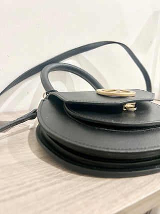 Valentino by Mario Valentino black small cross body leather bag