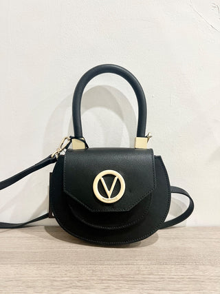 Valentino by Mario Valentino black small cross body leather bag