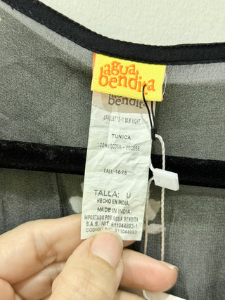 Agua Bendita floral print cover up, one size