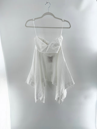 Dissh linen top asymmetrical strapless, 4