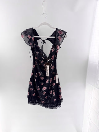 For Love & Lemons Aigrette Mini Dress, S