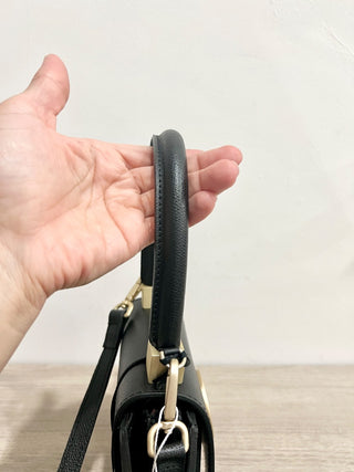 Valentino by Mario Valentino black small cross body leather bag