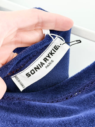 Sonia Rykiel velvet tank top cropped, M