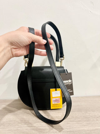 Valentino by Mario Valentino black small cross body leather bag