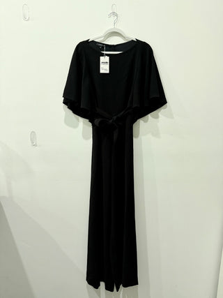 Lafayette 148 flutter sleeve wide leg jumpsuit, 4