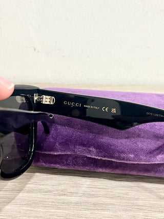 Gucci GG 0998 S black oversized sunglasses
