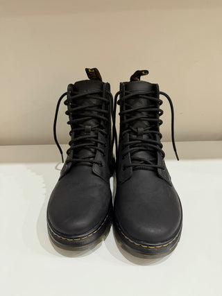 NWT Dr. Martens Combs Leather Lace-Up Casual Combat Boots Back Unisex M9 / L10