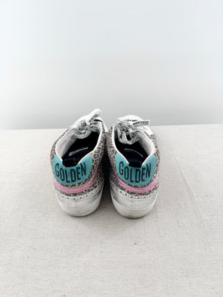 Golden Goose mid star leopard print sneakers, 40