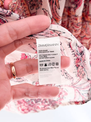 Zimmermann Vitali Yoke Blouse and Belted Skirt Set, Shirt - 1 / Skirt - 3