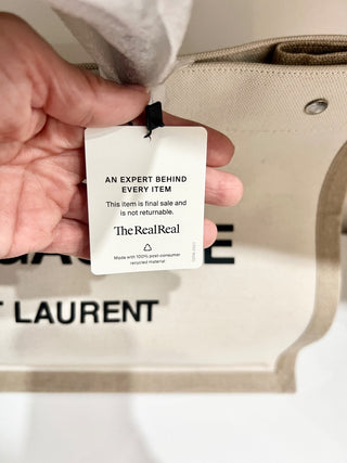 Saint Laurent rive gauche tote bag