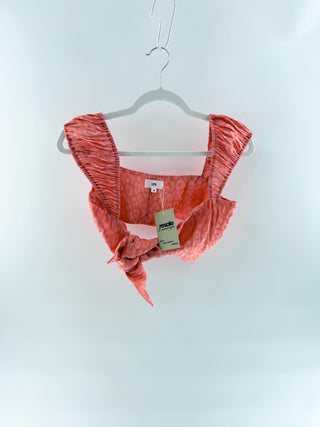 LPA Cropped Self-Tie Knot Top, M