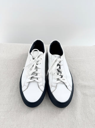 woman by common projects leather low top sneeakers, 37