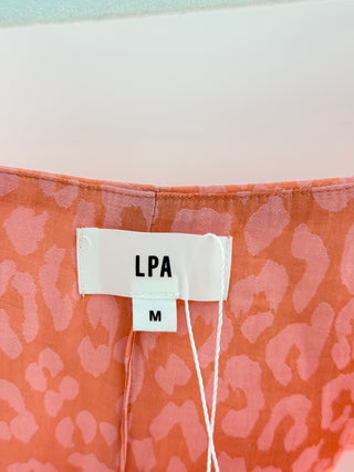 LPA Cropped Self-Tie Knot Top, M