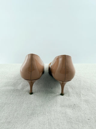 Christian Louboutin patent leather kitten heel pumps, 37