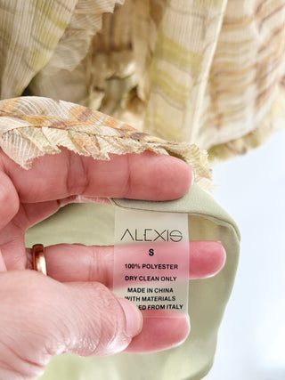 Alexis ruffle mini dress, S