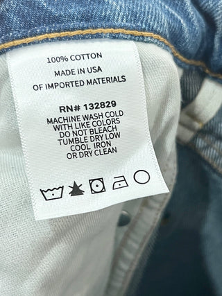 Grlfrnd Blue Jeans the austen ultra high rise curve, 26