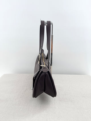 Longchamp looong leather shoulder bag