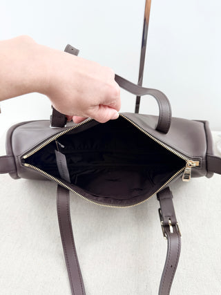 Longchamp looong leather shoulder bag