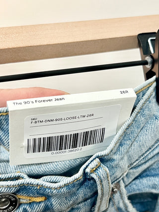 Everlane F-BTM-DNM- 90S  LOOSE 26R, 26 R