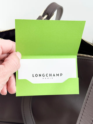 Longchamp looong leather shoulder bag