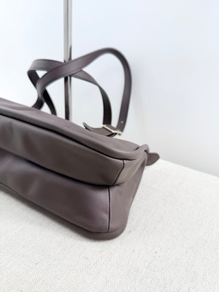 Longchamp looong leather shoulder bag