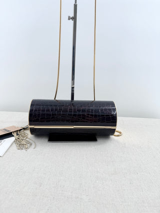 Retrofete gracelyn clutch bag in croco