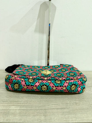 Lele Sadoughi cleo silk embroidered bag