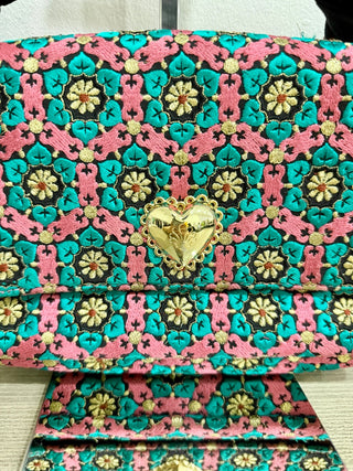 Lele Sadoughi cleo silk embroidered bag