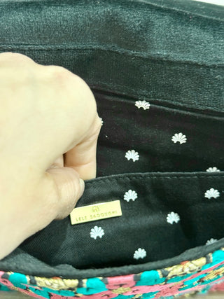 Lele Sadoughi cleo silk embroidered bag