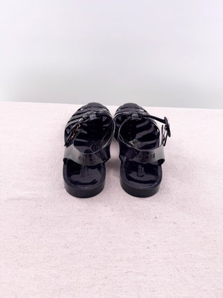 Gucci Glossy Double G Fisherman Sandals (Jelly Sandals), 37