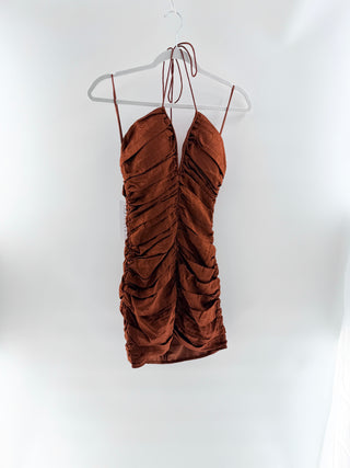 Ronny Kobo ruched mini dress, XS