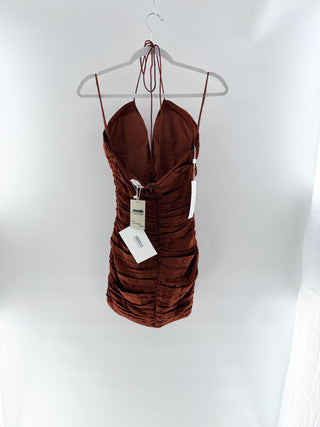 Ronny Kobo ruched mini dress, XS