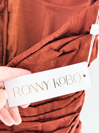 Ronny Kobo ruched mini dress, XS