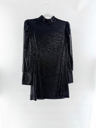 ALC turtleneck sequin mini dress, 4