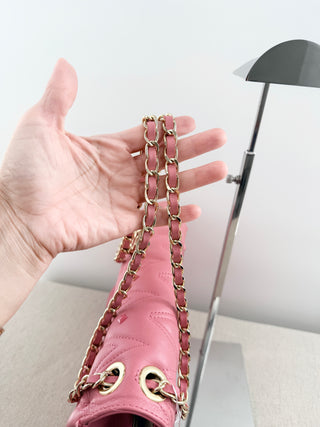 Valentino by Mario Valentino large leather bag with chain strap