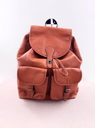 Coach large leather backpack, large