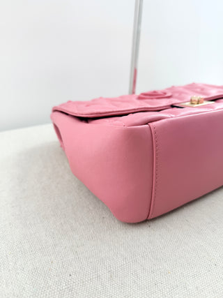 Valentino by Mario Valentino large leather bag with chain strap