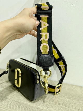 Marc Jacobs the snapshot leather bag with strap