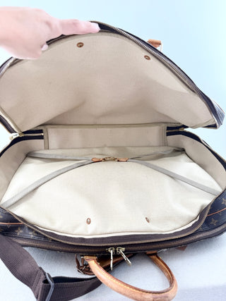 Louis Vuitton alize  2 monogram canvas compartment bag