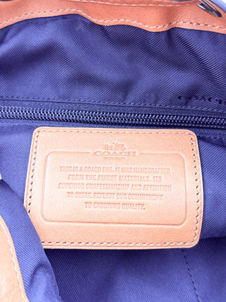 Coach large leather backpack, large