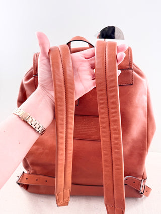 Coach large leather backpack, large