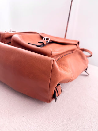 Coach large leather backpack, large