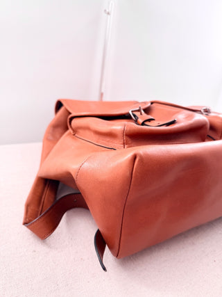 Coach large leather backpack, large