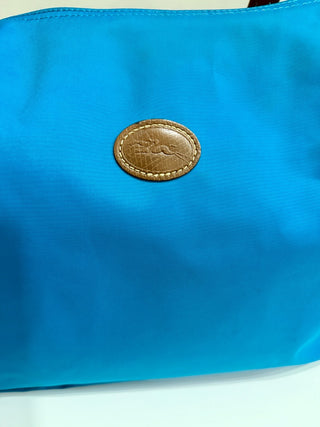 Longchamp le pliage nylon hobo bag with leather trim