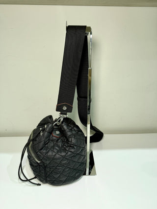 MZ wallace crosby nylon bucket bag with long strap