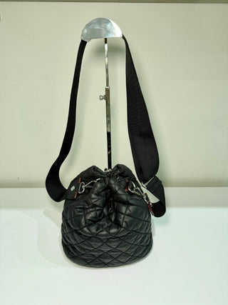 MZ wallace crosby nylon bucket bag with long strap