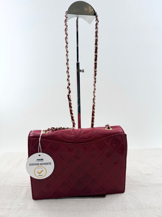 CHANEL Vintage quilted lambskin leather bag