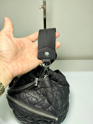 MZ wallace crosby nylon bucket bag with long strap