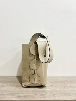 Cult Gaia suede and leather bag